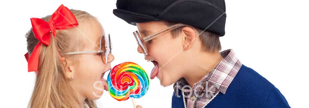 Children with Lollipop